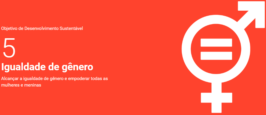 capa do objetivo 5 do ODS
